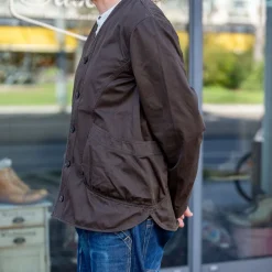 Bernard Loose Fit Light Jacket Coffee Brown