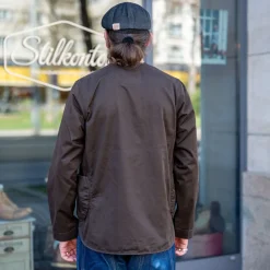 Bernard Loose Fit Light Jacket Coffee Brown