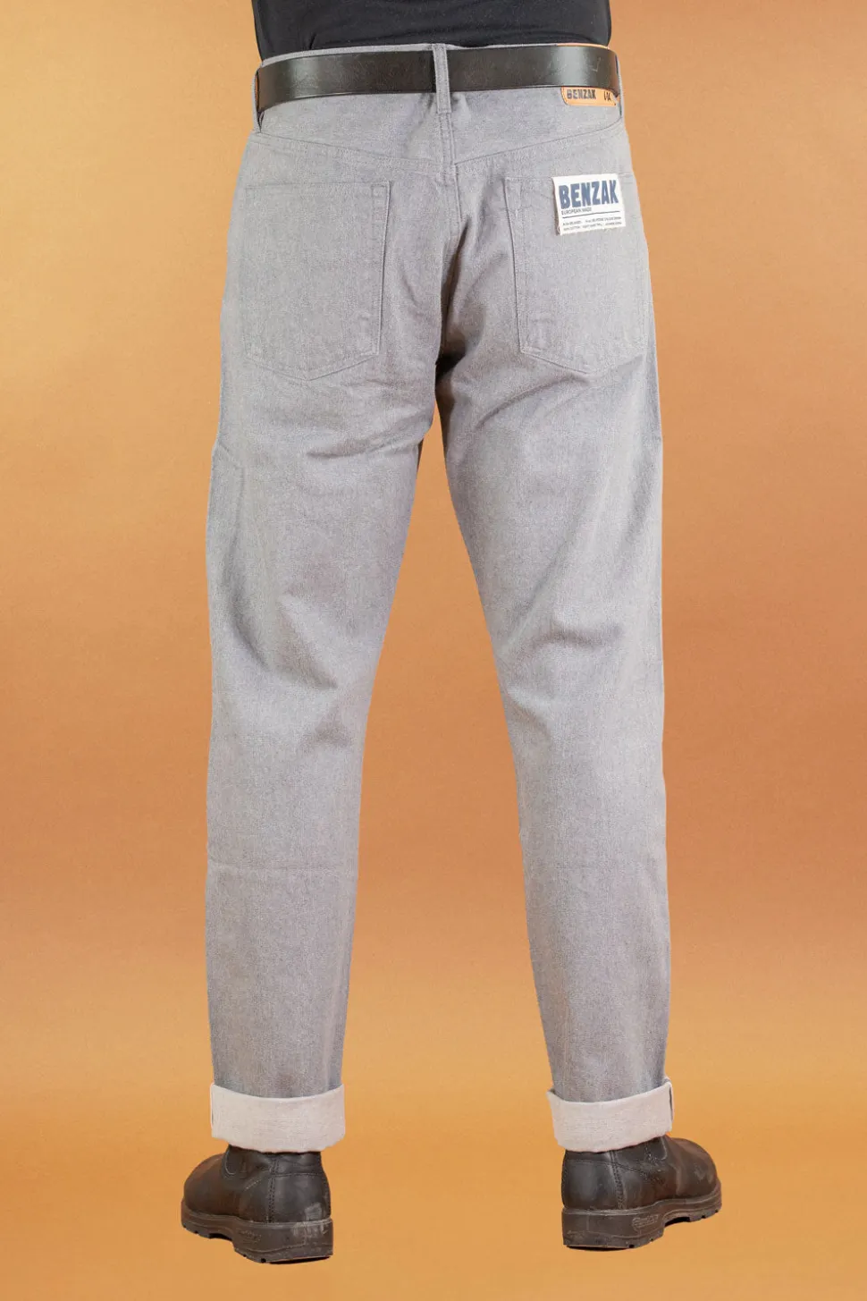 B-04 Relaxed 14oz. Selvedge Colour Denim Grey