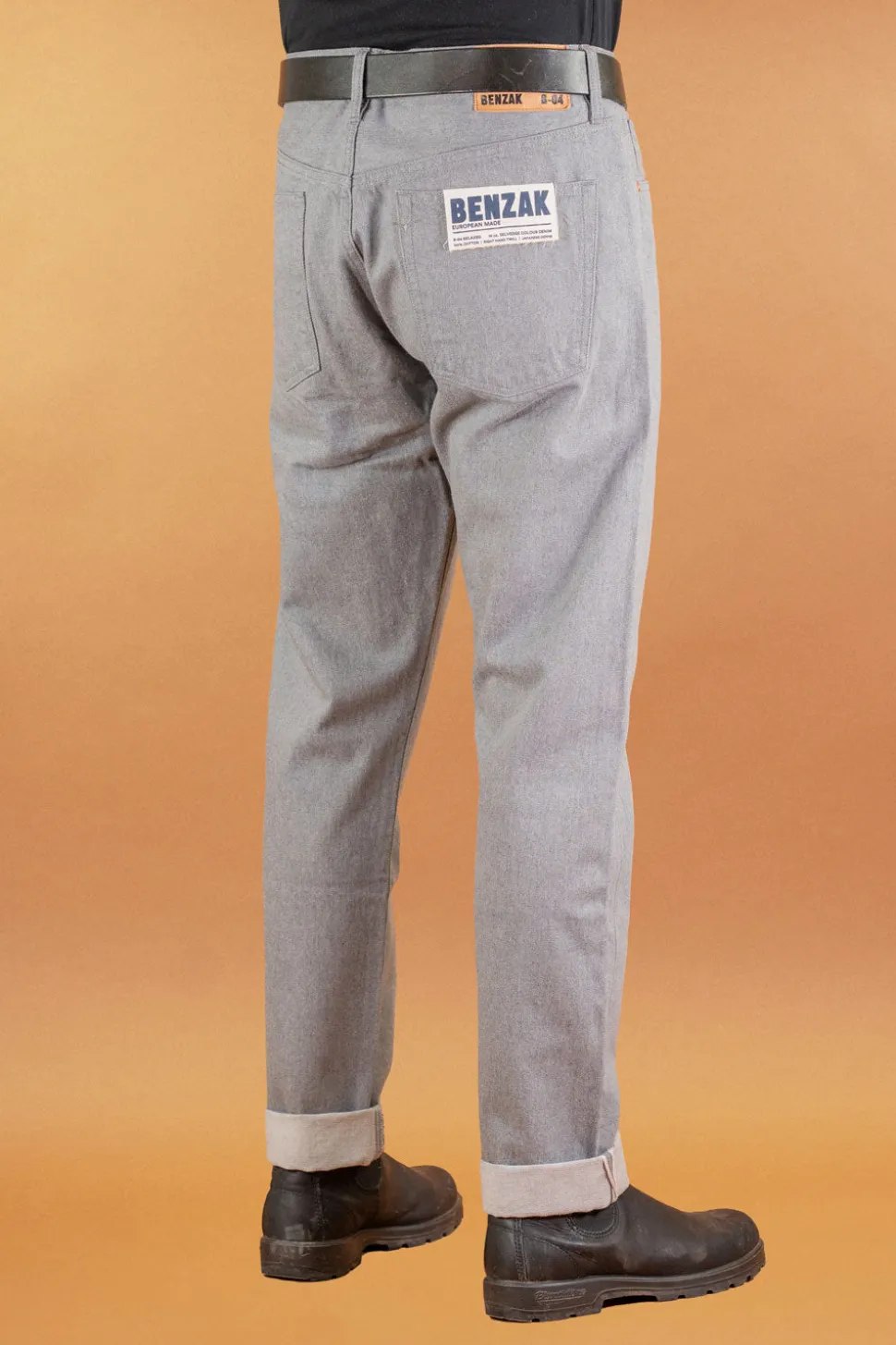 B-04 Relaxed 14oz. Selvedge Colour Denim Grey