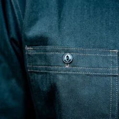 BWS-02 Utility Shirt 8oz. Herringbone Black