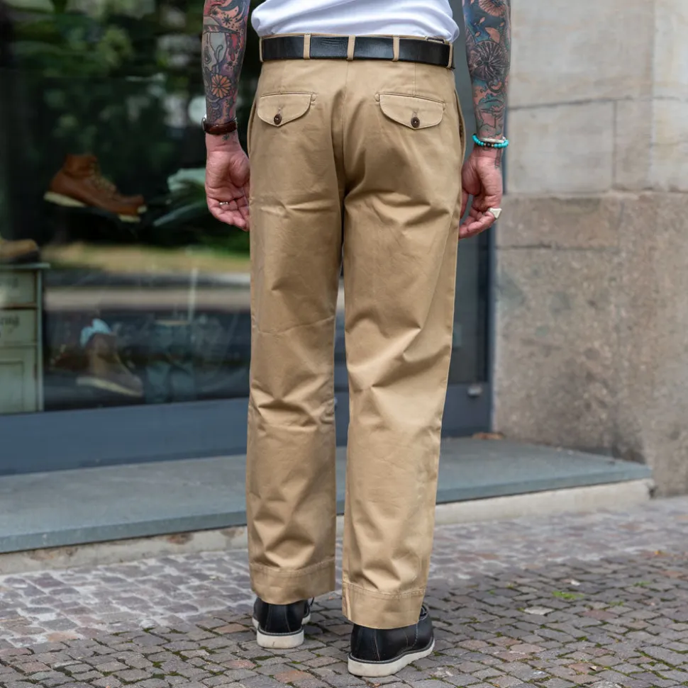 Cotton Pants 122 Beige