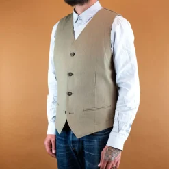Daniel Classic Waistcoat Bay Leaf