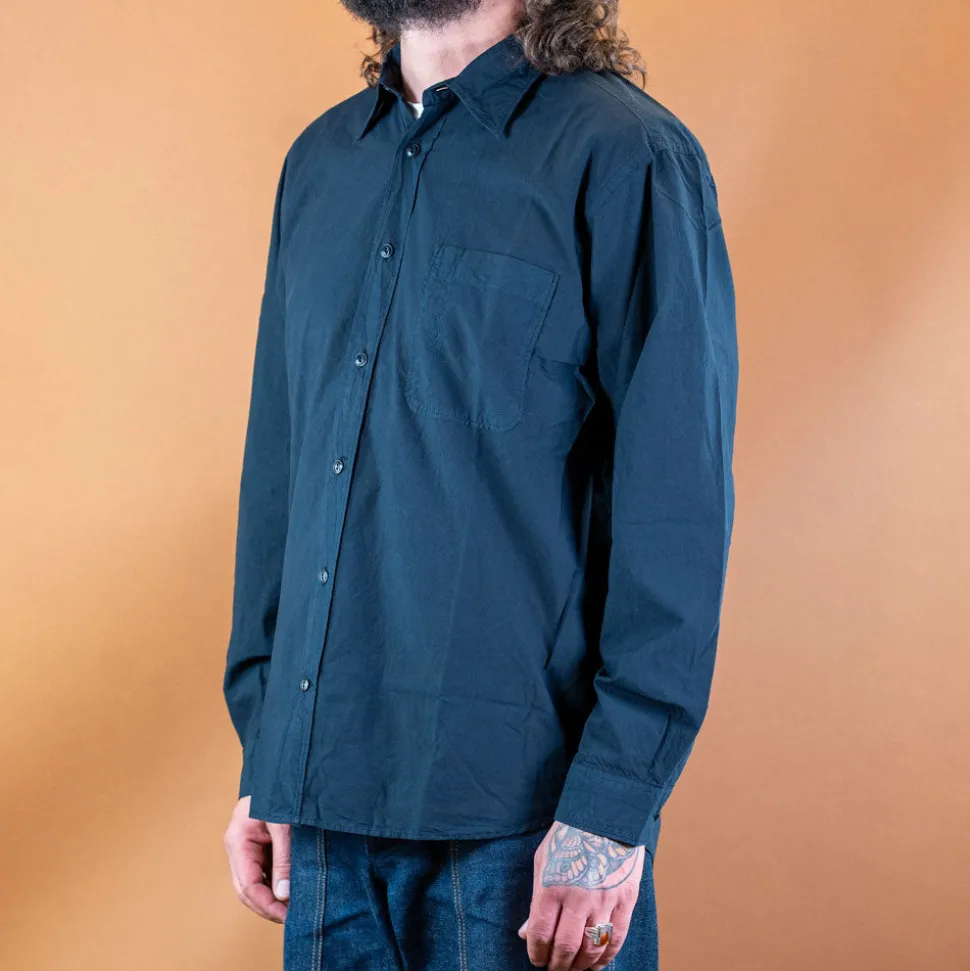 Hemd Bio-Baumwolle Popeline Dark Navy