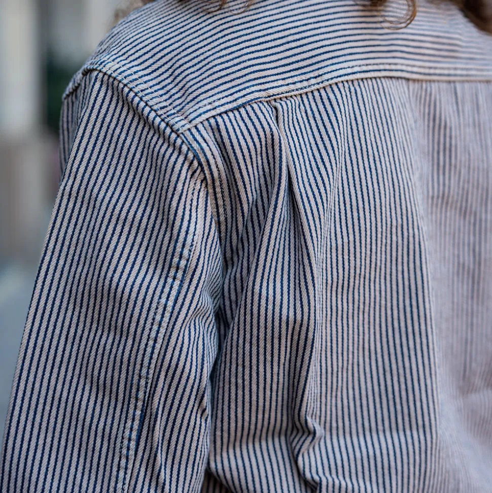 Hinoki tree Dyed Hickory Type-2 Jacket Beige