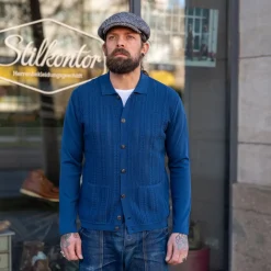 Knitted Shirt Blue