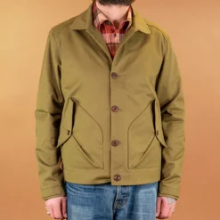 K5707 Pollux '57 Herringbone Jacket Pea