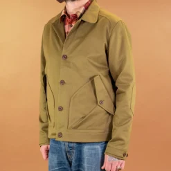 K5707 Pollux '57 Herringbone Jacket Pea