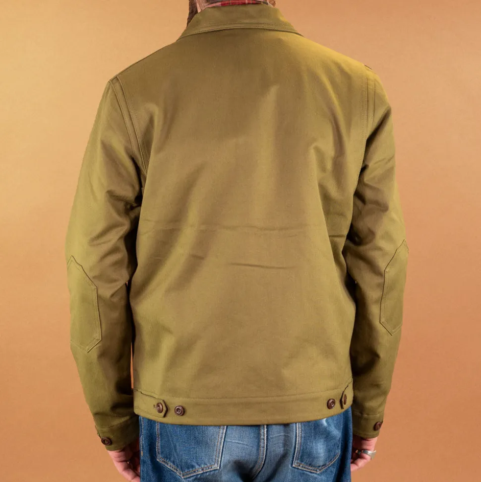 K5707 Pollux '57 Herringbone Jacket Pea