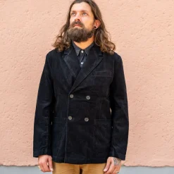 Manor Jacket Cord Black
