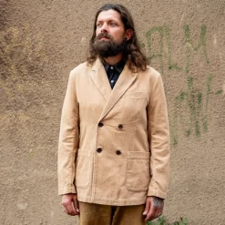 Manor Jacket Cord Fawn