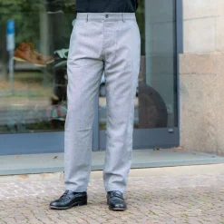Military Chino Leon Tweed Grey