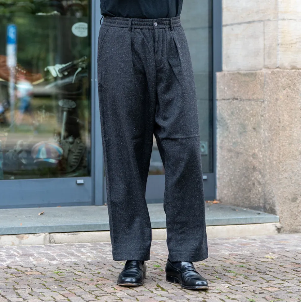 Oxford Pant Salt ´N Pepper Tweed Black