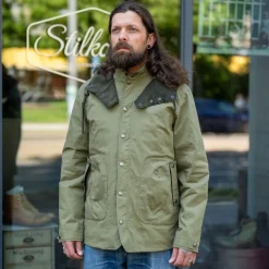 Pollux Mariner Light Hooded Rainjacket Army K1402