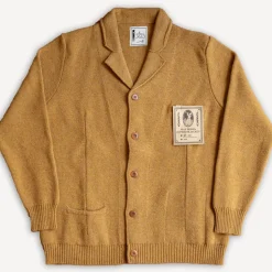 Strickjacke Max 3 18 Oz. Ocker