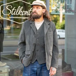 Vincent Casual Blazer Jacket Olive-Taupe