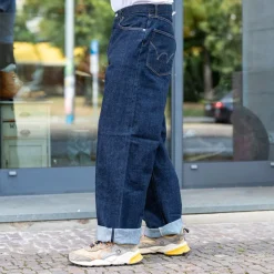 Wide Pant Kurabo Red Selvedge 14oz Blue Rinsed