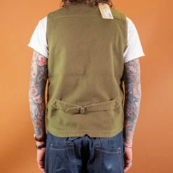 Wool Vest Green